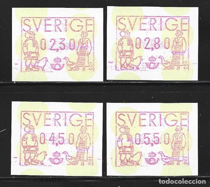 Sellos: SUECIA D 1** - A&Ntilde;O 1992 - FOLKLORE - Foto 1