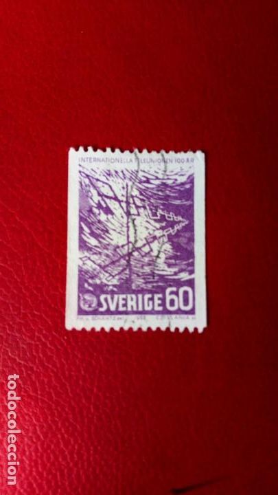 Sellos: SUECIA, 1965, CENTENARIO DE LA UIT - Foto 1