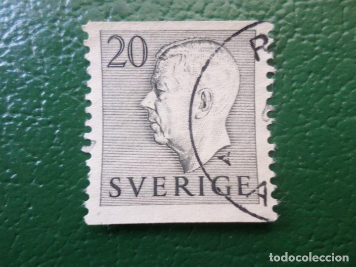 Timbres: -suecia, 1951, gustavo VI, Yvert 358