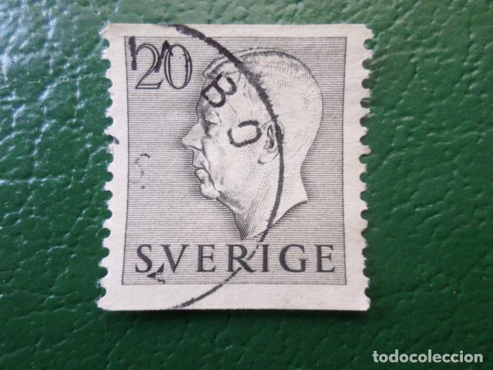 Timbres: -suecia, 1951, gustavo VI, Yvert 358
