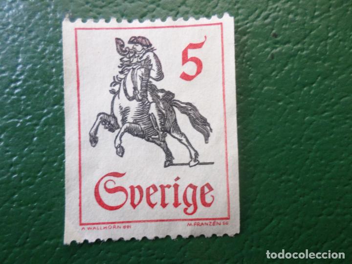 Timbres: -suecia, 1967, cartero a caballo, Yvert 574