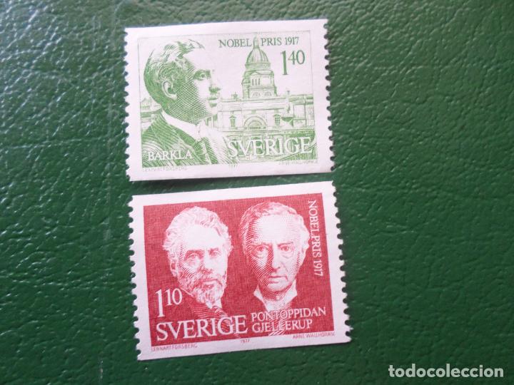 Timbres: -suecia, 1977, premios nobel, Yvert 991/92
