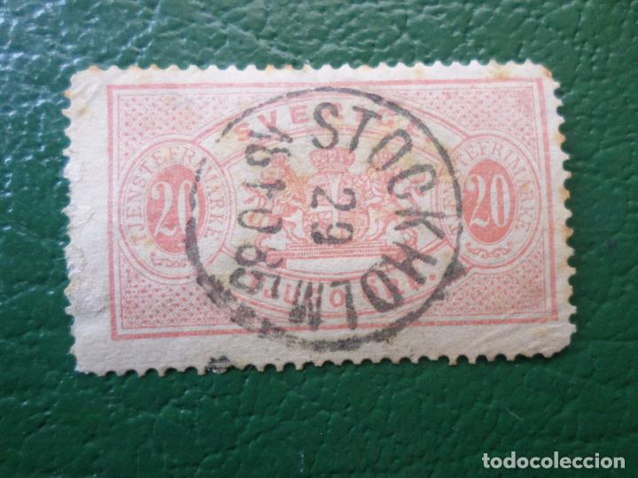 Timbres: -suecia, 1874, sello de servicio Yvert 7