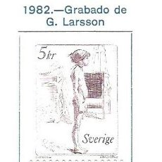 Sellos: SELLOS SUECIA YVERT 1168 AÑO 1982 NUEVO FIJASELLOS GRABADO G LARSSON