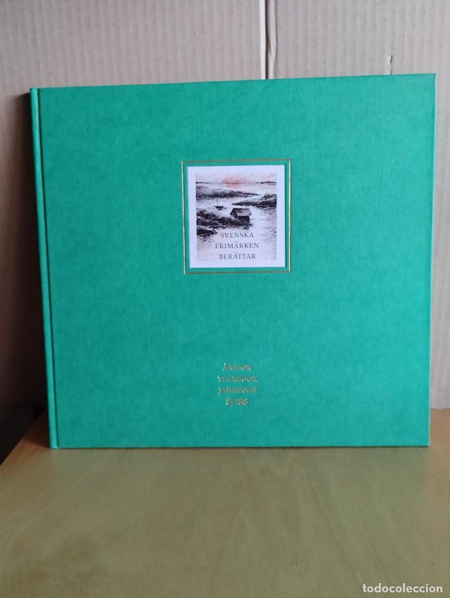 Sellos: LIBRO ANUAL SUECIA 87/88 - Foto 1