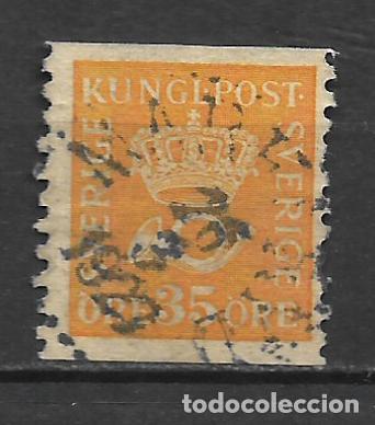 Sellos: Suecia 1922 Scott 145 usado - 17/25