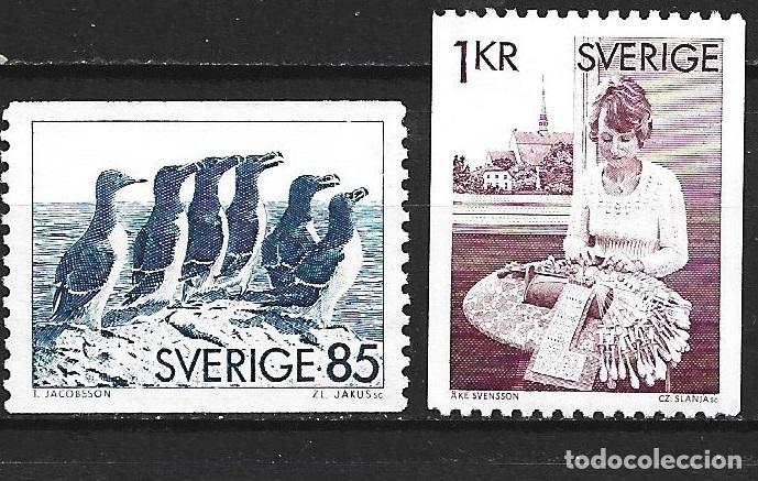 Sellos: SUECIA YVERT NUM. 917/918 SERIE COMPLETA NUEVA SIN GOMA