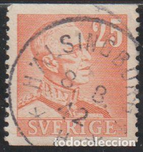 Sellos: Suecia 1940 Scott 304 Sello &ordm; Rey Gustav V Michel 259A Yvert 261B Sweden Stamp Timbre Su&egrave;de