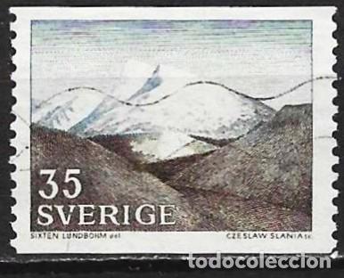 Sellos: Suecia 1967 - Mi 575A - YT 558 - Monta&ntilde;as Fjalls en el noroeste