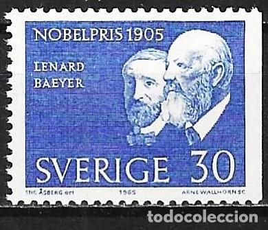 Francobolli: Suecia 1965 - Mi 524 Dl - YT 529a - Premios Nobel - MNH**