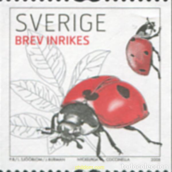 Sellos: 364216 MNH SUECIA 2008 INSECTOS