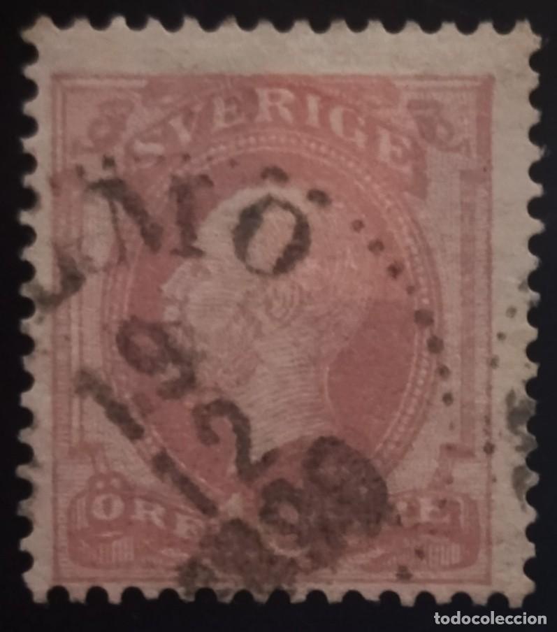 Sellos: SUECIA 1886 Rey &Oacute;scar II. USADO.