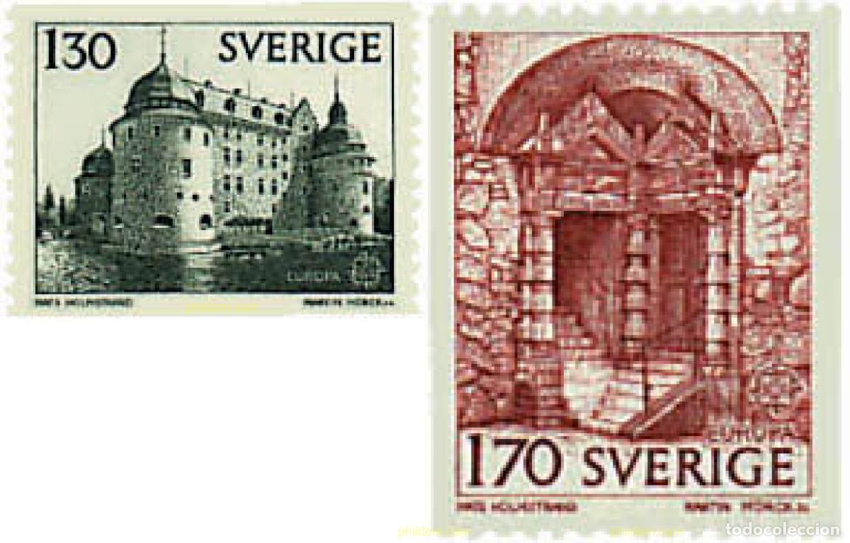 Sellos: 62346 MNH SUECIA 1978 EUROPA CEPT. ARQUITECTURA