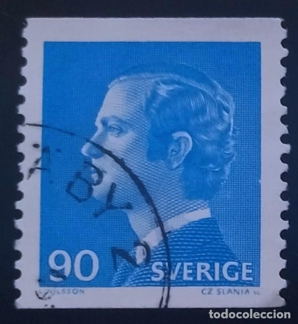 Sellos: SUECIA 1975 Gustavo Adolfo XVI. USADO.