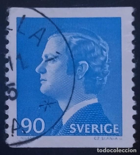Sellos: SUECIA 1975 Gustavo Adolfo XVI. USADO.