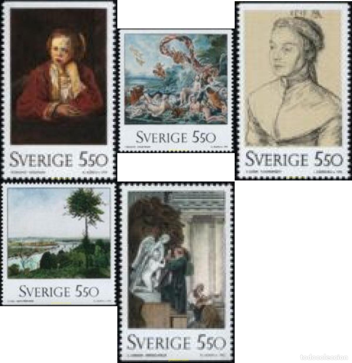 Sellos: 112999 MNH SUECIA 1992 BICENTENARIO DEL MUSEO NACIONAL