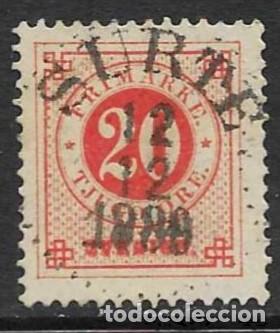 Sellos: SUECIA- 1872-USADO- CIFRAS