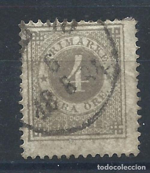 Sellos: Su&egrave;de N&deg;17 Obl (FU) 1872/85 - Dentel&eacute; 13