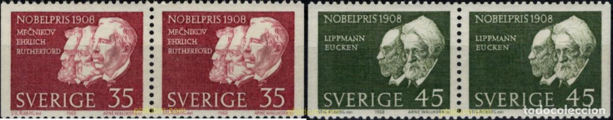 Sellos: 108372 MNH SUECIA 1968 PREMIOS NOBEL