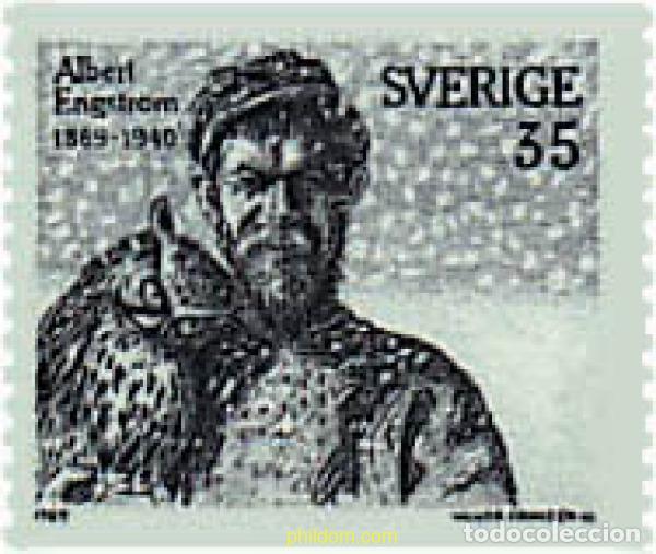 Sellos: 787685 MNH SUECIA 1969 CENTENARIO DEL NACIMIENTO DE ALBERT ENGSTR&Ouml;M