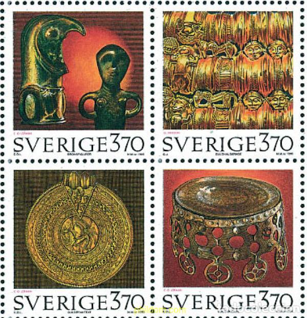 Sellos: 113653 MNH SUECIA 1995 ANTIGUOS TESOROS