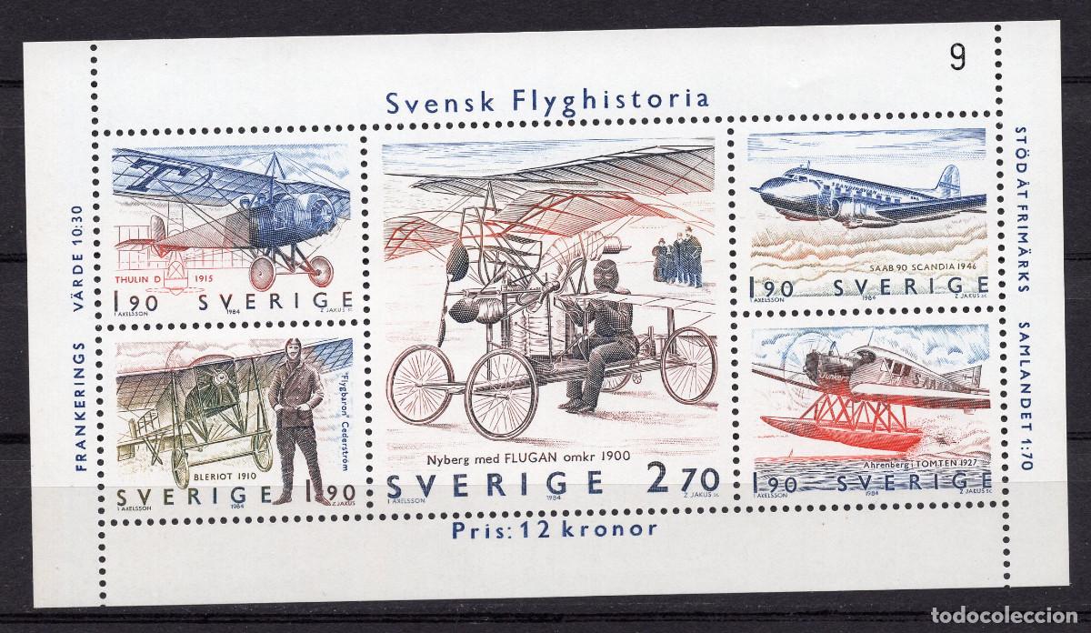 Sellos: SUECIA 1984 STAMP FDC MICHEL SE BL12