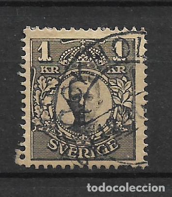 Sellos: suecia 1911 scott 72 usado - 19/24