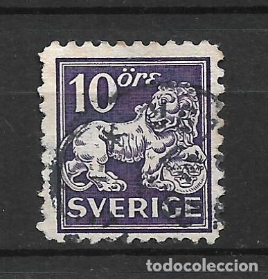 Sellos: suecia 1925 scott 128 usado - 19/24