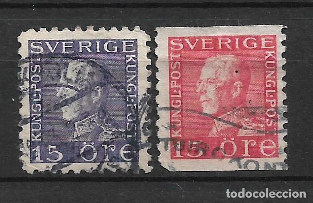 Sellos: suecia 1921-36 scott 167/168 usado - 19/24