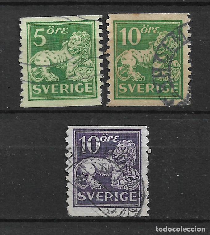 Sellos: suecia 1920-25 sellos usados - 19/28