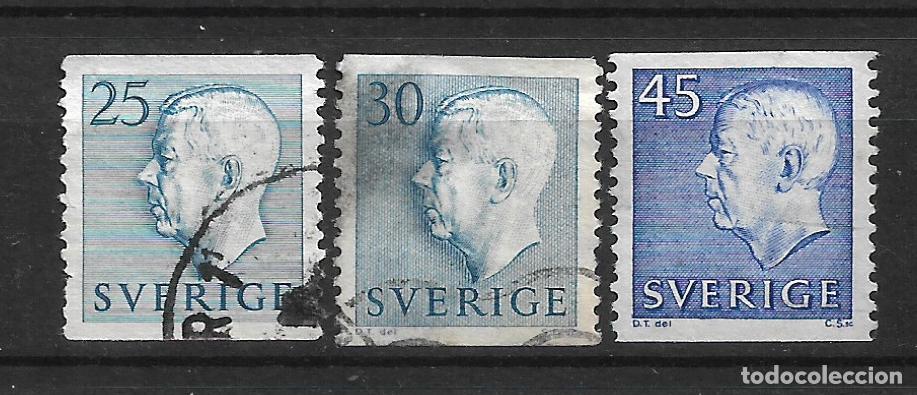 Sellos: suecia sellos gustavo VI usado - 19/28