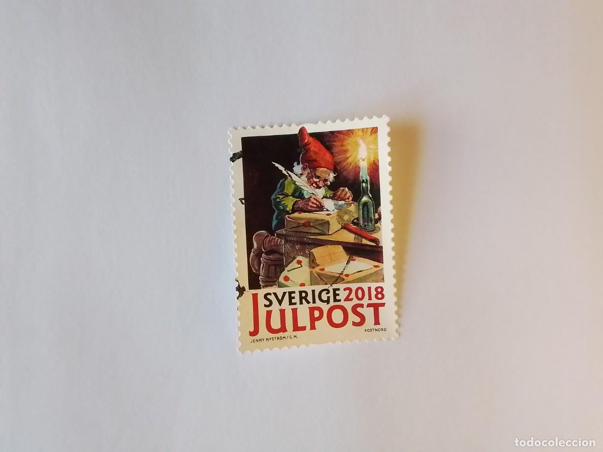 Sellos: A&Ntilde;O 2018 SUECIA SELLO USADO