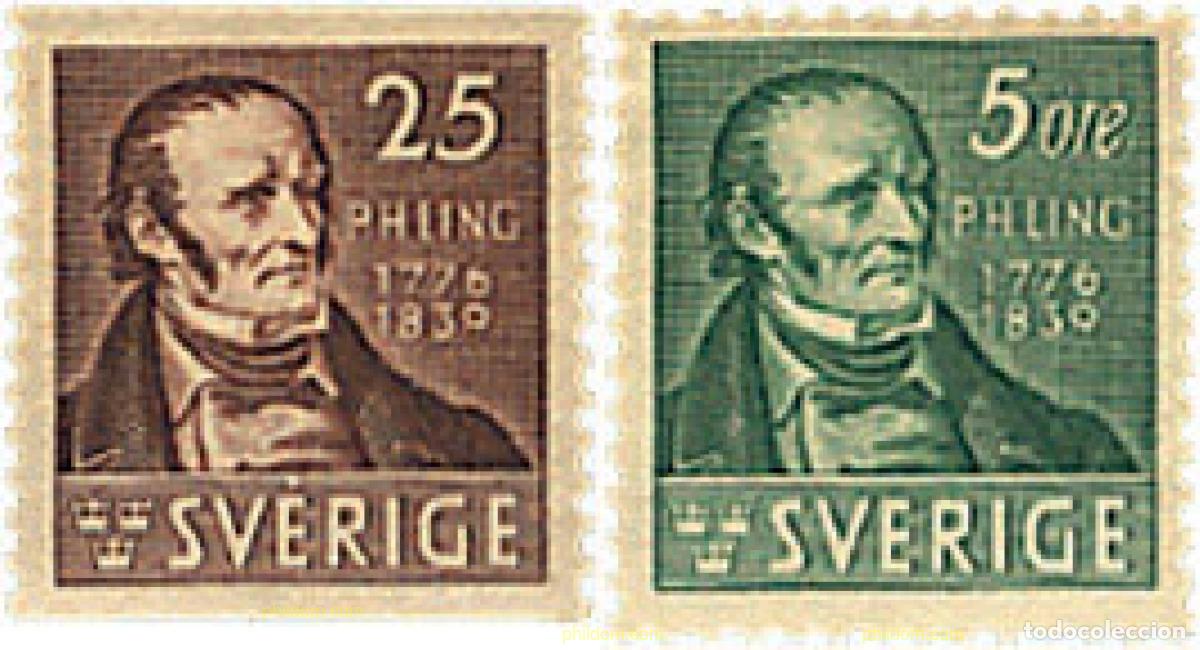 Sellos: 77958 MNH SUECIA 1939 CENTENARIO DE LA MUERTE DE P.H. LING