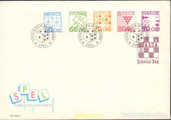 Sellos: 377076 MNH SUECIA 1985 JUEGOS DE MESA