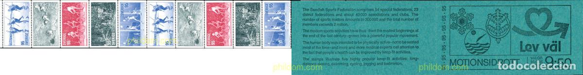 Sellos: 1892 MNH SUECIA 1977 DEPORTES POPULARES