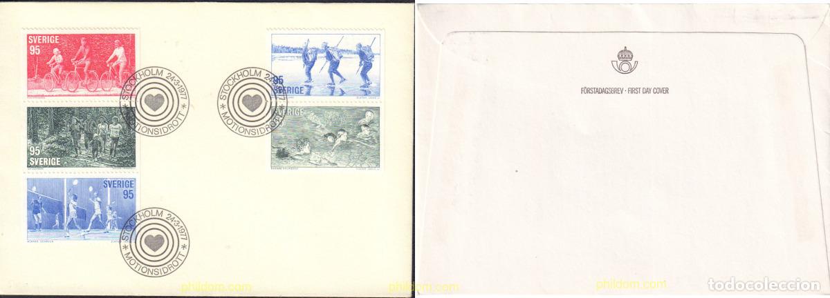Sellos: 377072 MNH SUECIA 1977 DEPORTES POPULARES