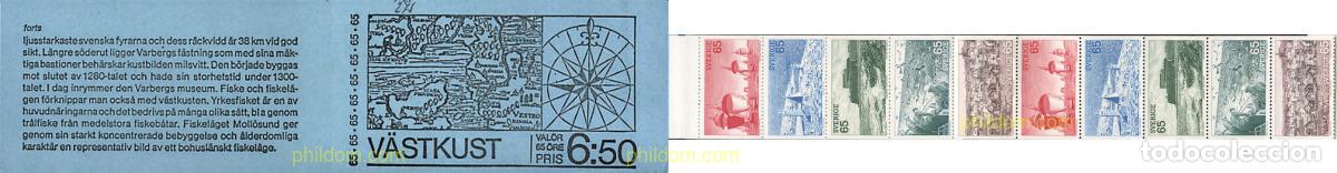 Sellos: 3172 MNH SUECIA 1974 PAISAJES DE LA COSTA SUECA