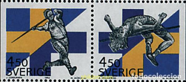 Sellos: 113341 MNH SUECIA 1994 COMPETICION DEPORTIVA FINLANDIA-SUECIA
