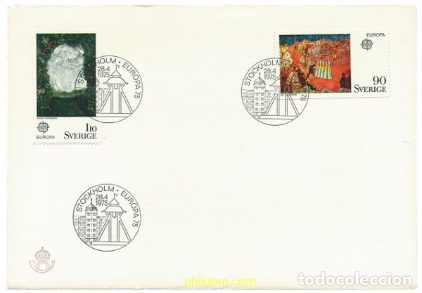 Sellos: 23743 MNH SUECIA 1975 EUROPA CEPT. PINTURAS