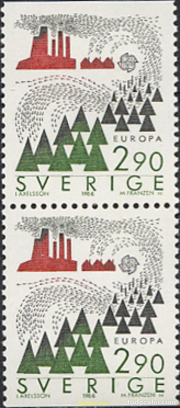 Sellos: 25557 MNH SUECIA 1986 EUROPA CEPT. PATRIMONIO ARTISTICO Y NATURAL