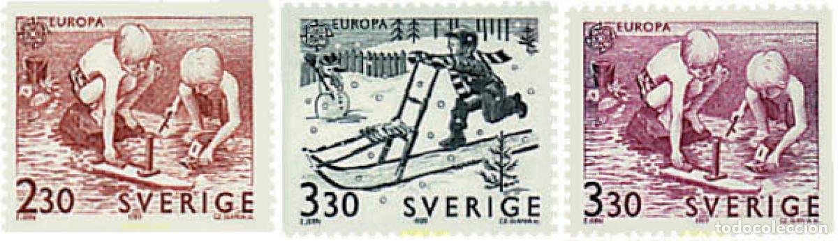 Sellos: 62754 MNH SUECIA 1989 EUROPA CEPT. JUEGOS INFANTILES
