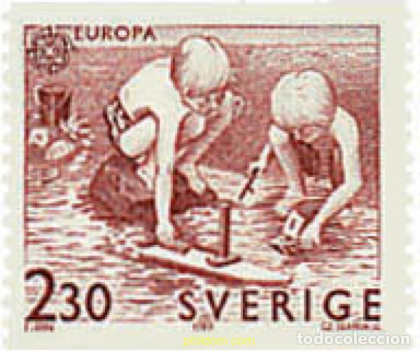 Sellos: 363995 MNH SUECIA 1989 EUROPA CEPT. JUEGOS INFANTILES