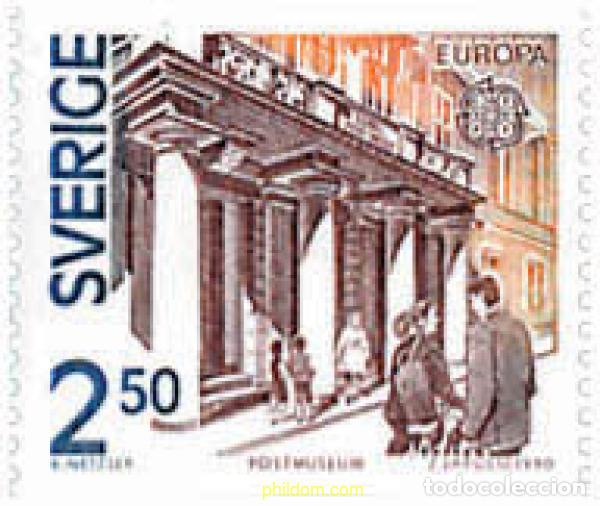 Sellos: 245415 MNH SUECIA 1990 EUROPA CEPT. OFICINAS POSTALES