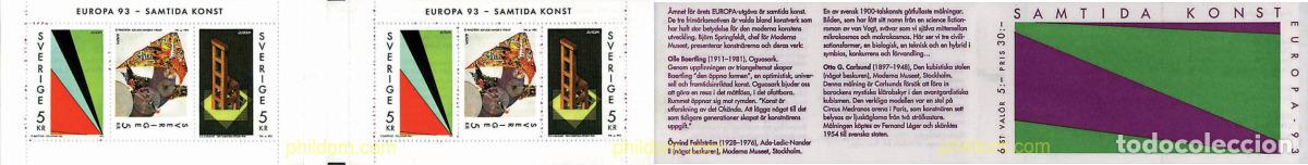 Briefmarken: 2378 MNH SUECIA 1993 EUROPA CEPT. ARTE CONTEMPORANEO