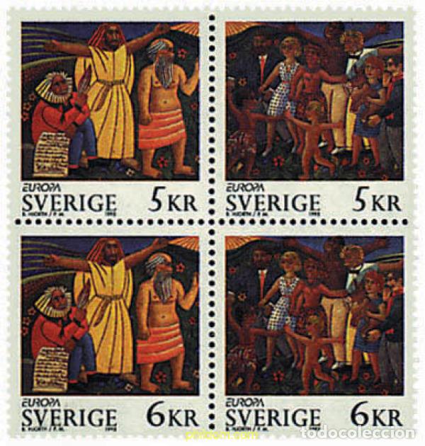 Sellos: 113474 MNH SUECIA 1995 EUROPA CEPT. PAZ Y LIBERTAD