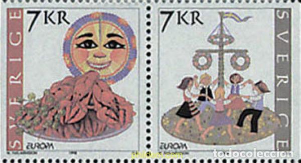 Sellos: 113880 MNH SUECIA 1998 EUROPA CEPT. FESTIVALES Y FIESTAS NACIONALES
