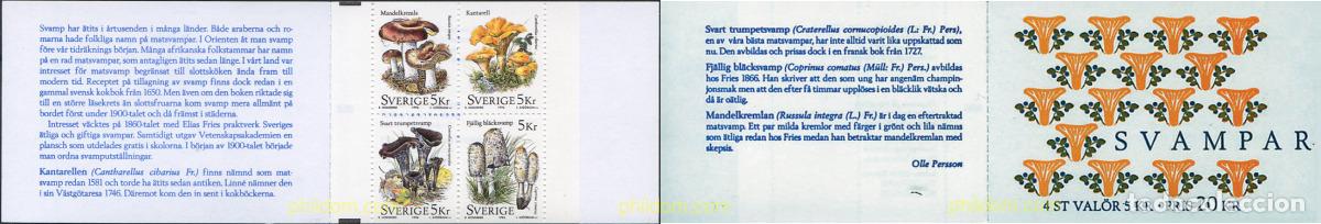 Sellos: 2934 MNH SUECIA 1996 SETAS