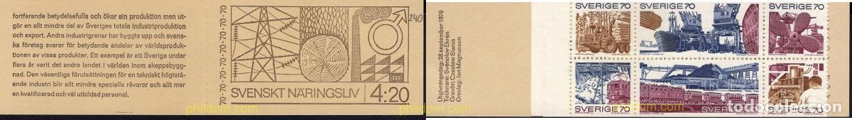 Sellos: 671047 MNH SUECIA 1970 COMERCIO E INDUSTRIA