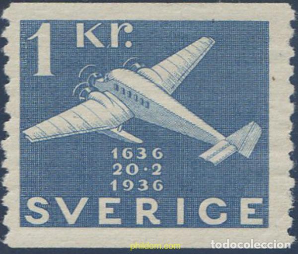Sellos: 657672 HINGED SUECIA 1936 3 CENTENARIO DE LA MUERTE DE GUSTAVO II ADOLFO.