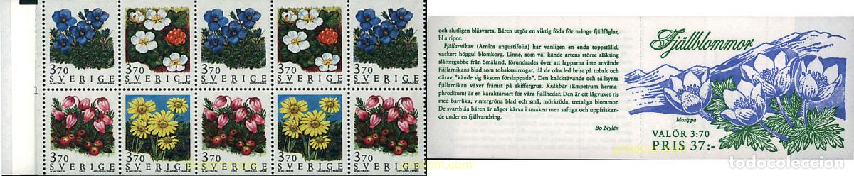 Sellos: 2172 MNH SUECIA 1995 FLORES DE MONTA&Ntilde;A